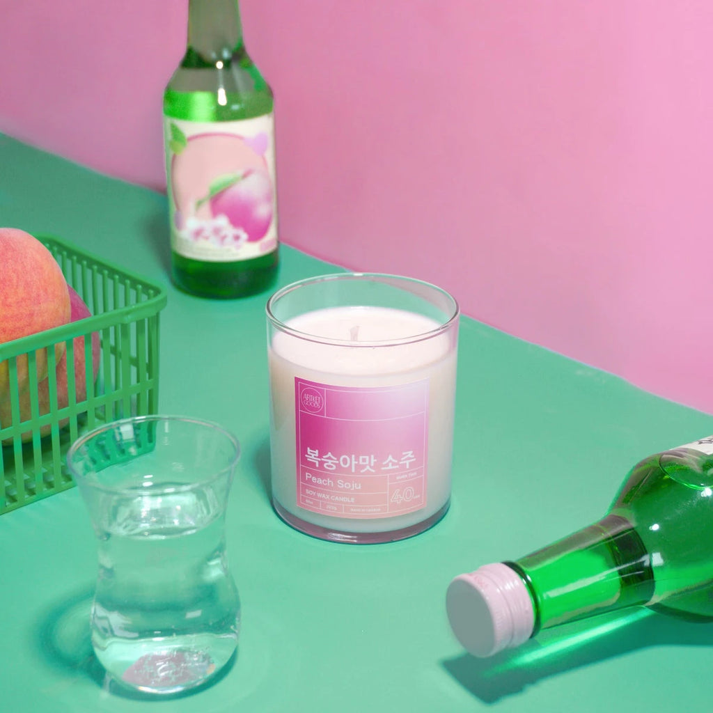 Korean Peach Soju Candle